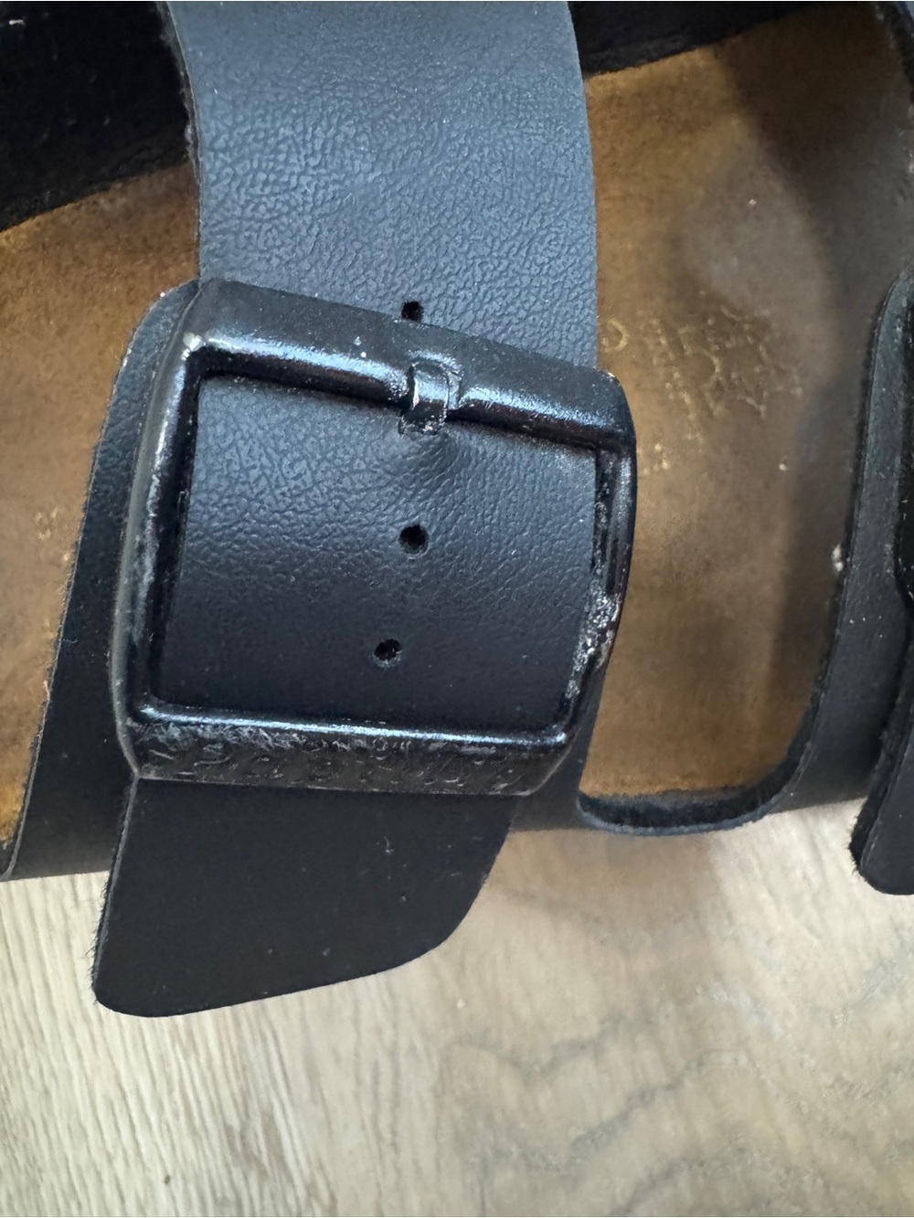 Papillio Birkenstock Sandals Womens Platform Chunky Lug Sole Black White Trim 7 - Picture 8 of 14